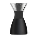 Asobu ASOBU PO300-BLACK Insulated Pour Over Coffee Maker; Black PO300-BLACK